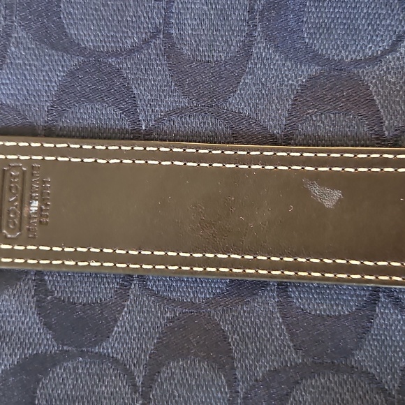 Coach Blue and Brown Crossbody Bag - Picture 2 of 3